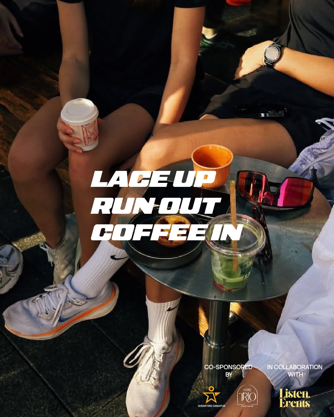 Lace up, run out, coffee in