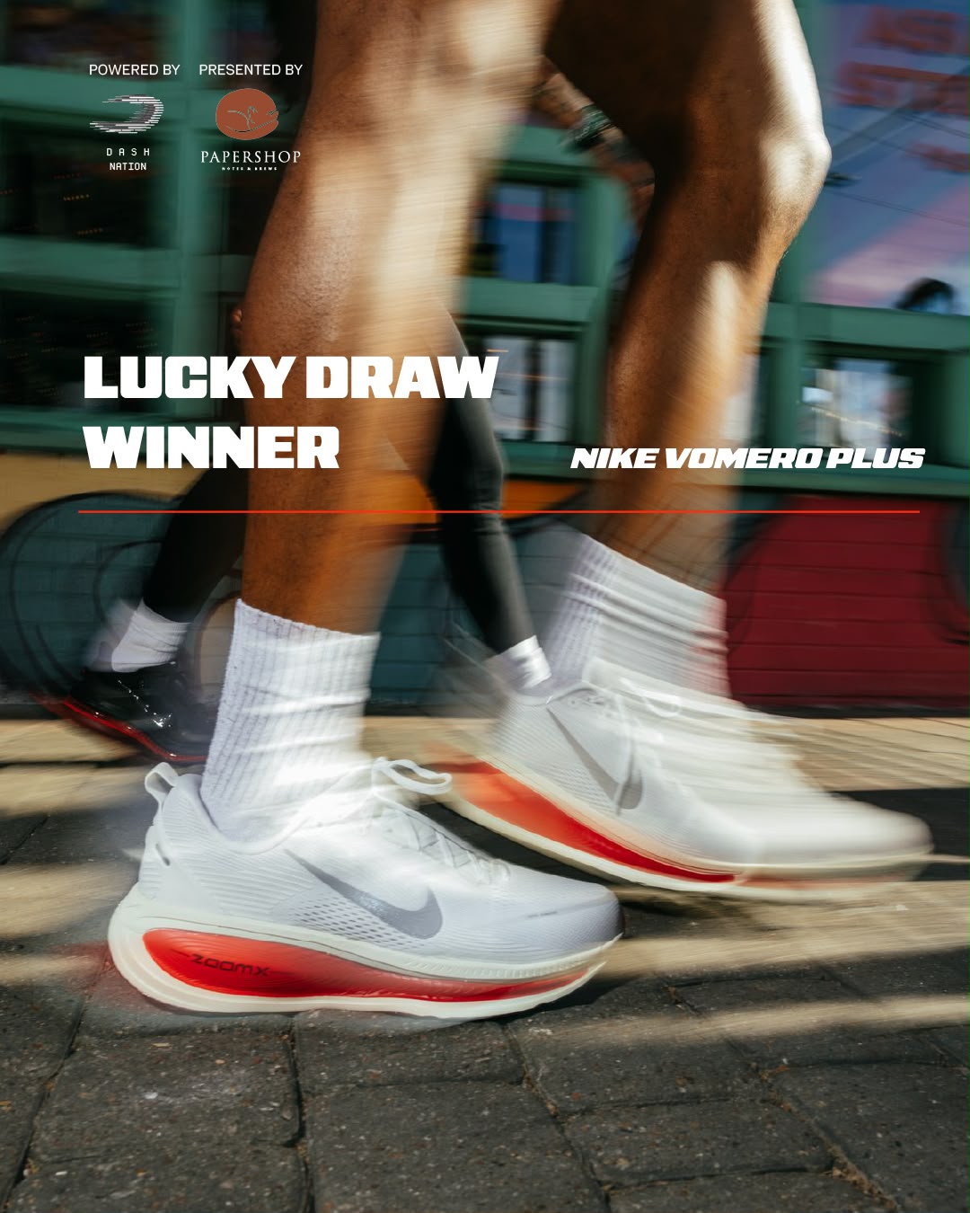 Lucky draw winner — Nike Vomero Plus