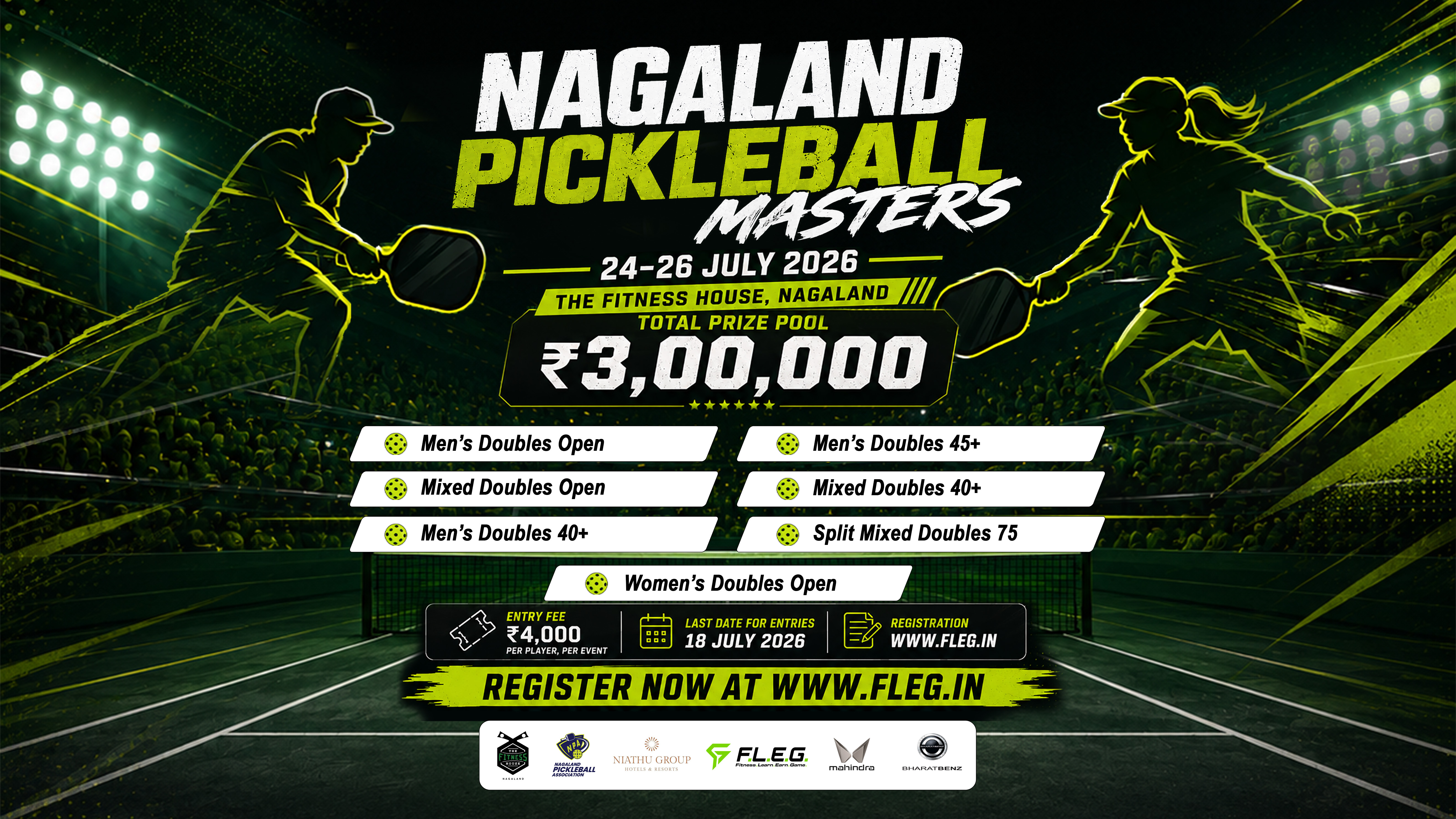 Nagaland Pickleball Masters 2026 Banner